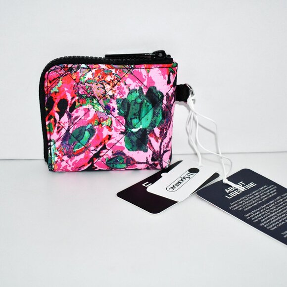 Libertine x LeSportSac wallet in geometric printed polyester #1294 HB04 NWT - Picture 3 of 5